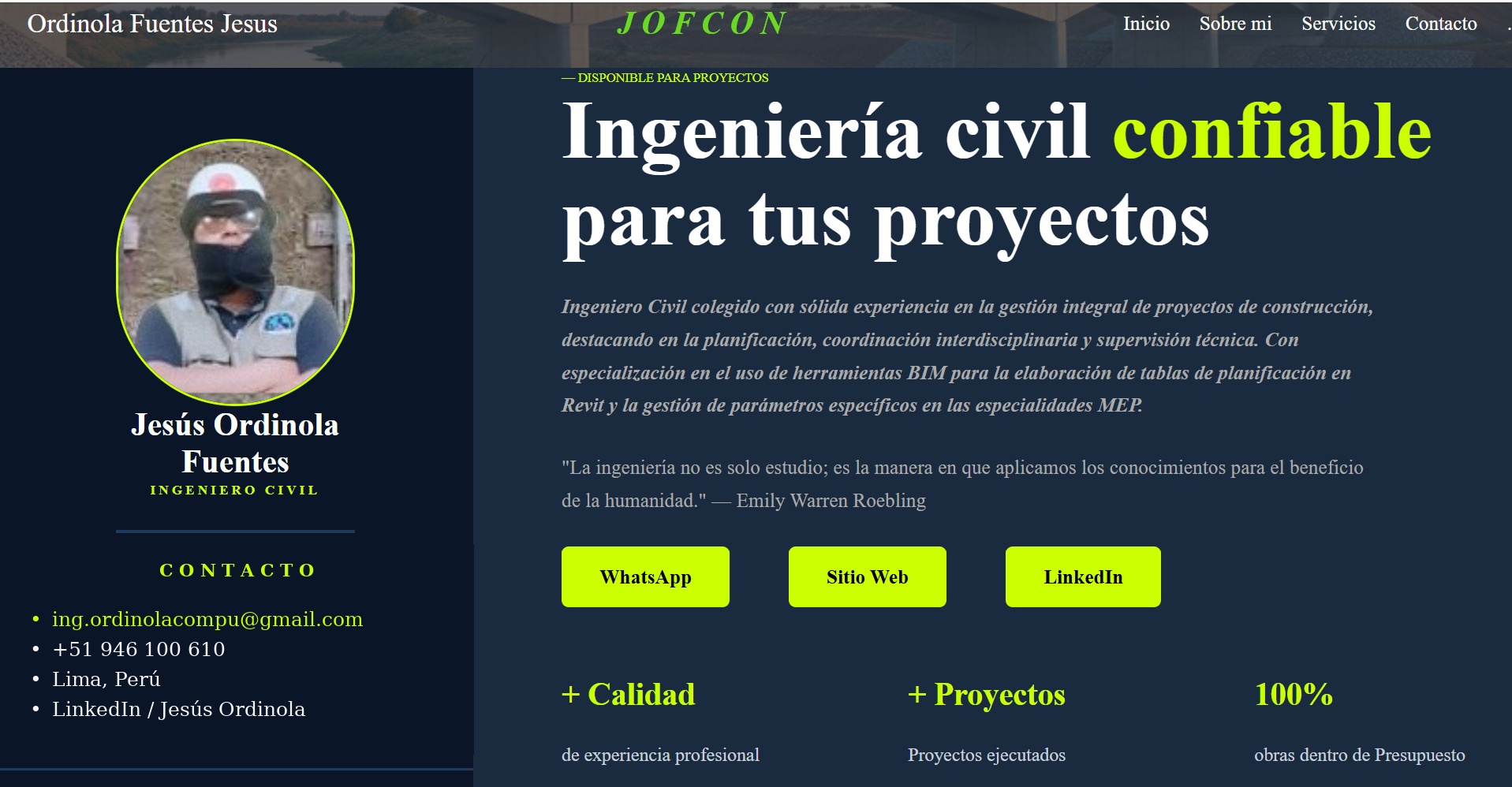 Inicio de JOFCON